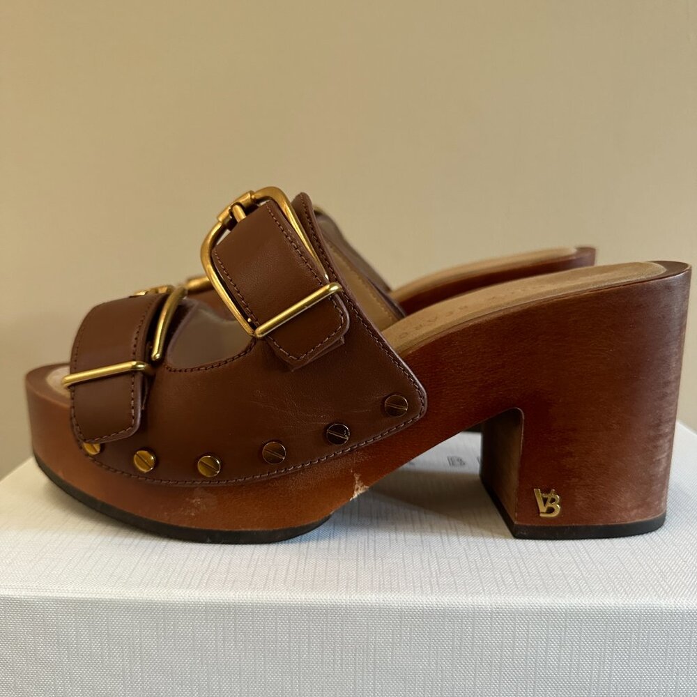 Veronica Beard Halifax Platform Clog Sandals - Picture 3 of 8